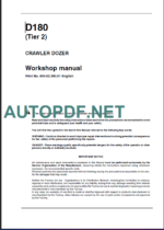 D180 TIER2 WORKSHOP MANUAL