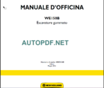 WE150B MANUALE D’OFFICINA