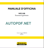 WE210B MANUALE D’OFFICINA