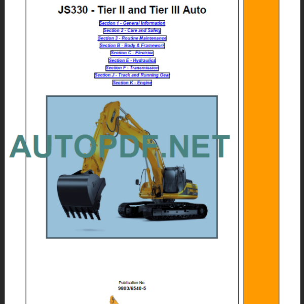 JS330 TIER2-3 SERVICE MANUAL