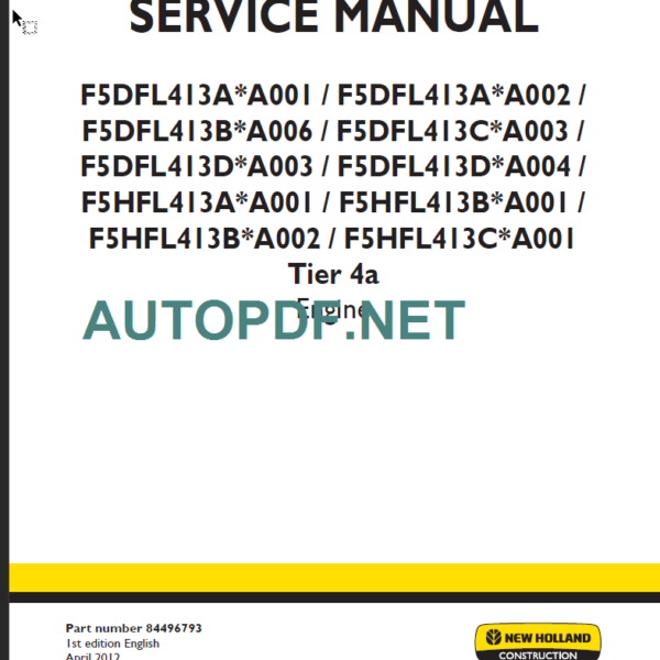 F5DF413A-A001-A002 SERVICE MANUAL