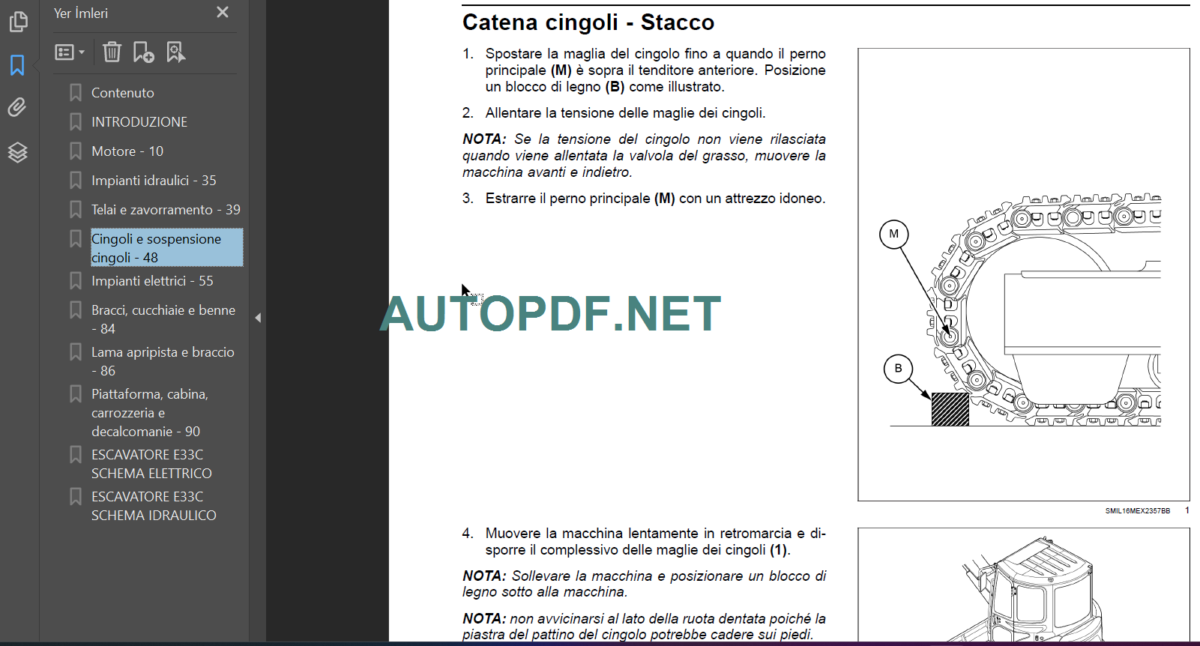 E33C MANUALE D’OFFICINA