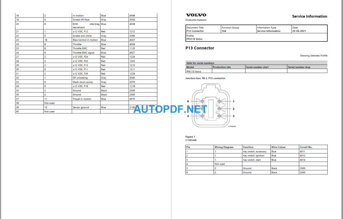 PF6110 Tracked Paver Service Repair Manual