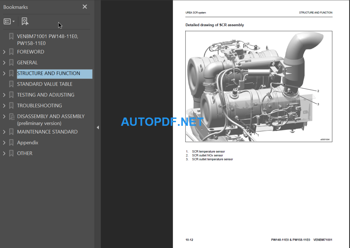 PW148-11E0, PW158-11E0 Shop Manual 2022