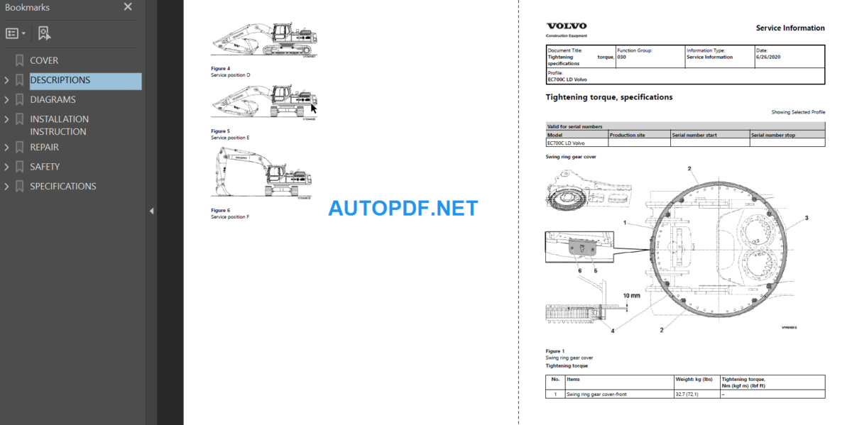 EC700C LD Service Repair Manual