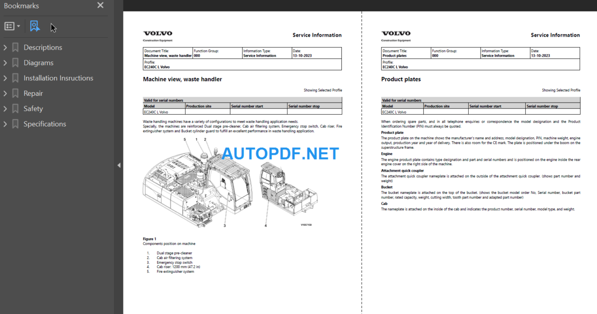 EC240C L Service Repair Manual