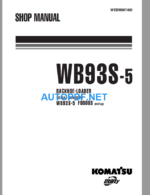 WB93S-5 Shop Manual