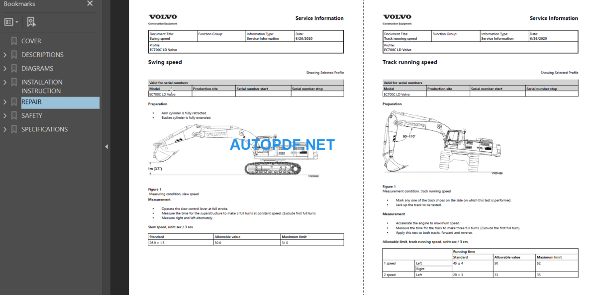 EC700C LD Service Repair Manual