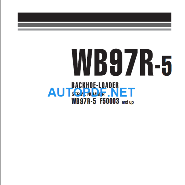 WB97R-5 Shop Manual