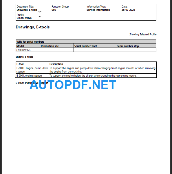 G930b Service Repair Manual