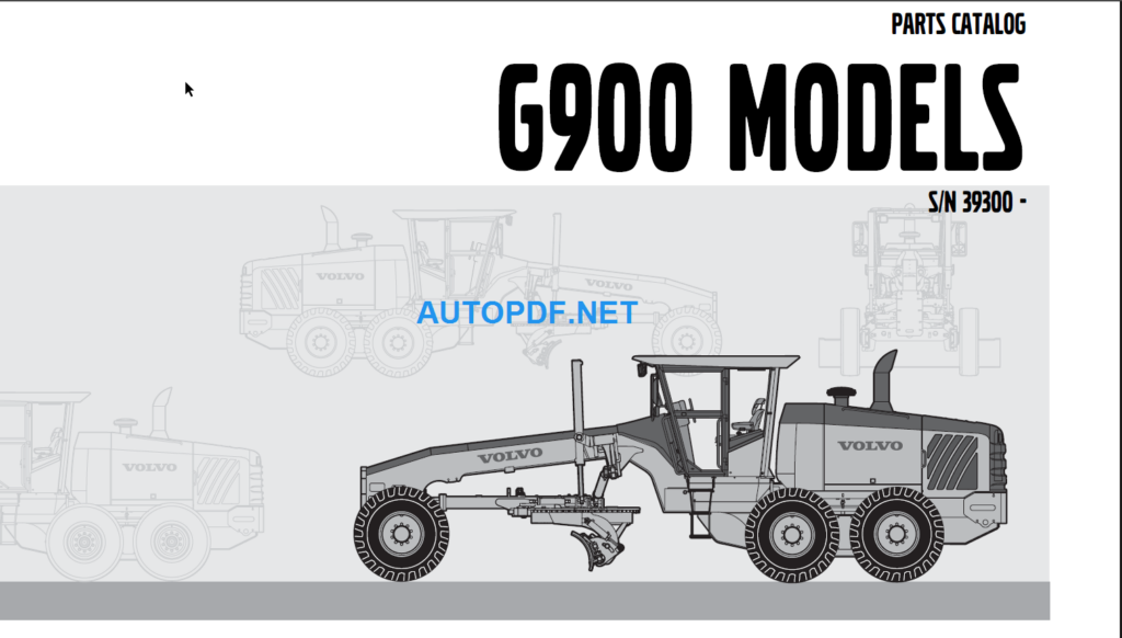 G900 Parts Catalogs