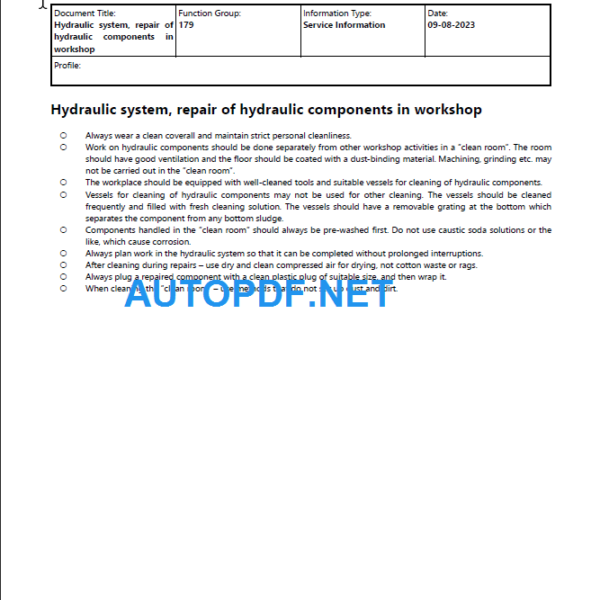 EC390 Service Repair Manual