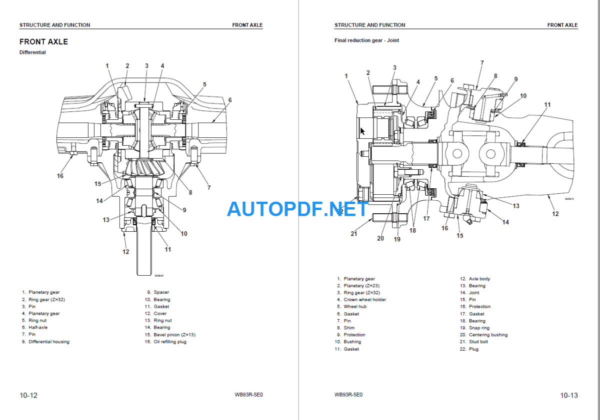 WB93R-5E0 Shop Manual