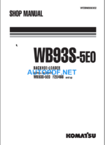 WB93S-5E0 Shop Manual