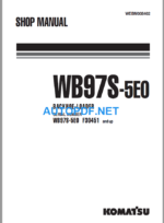 WB97S-5E0 Shop Manual