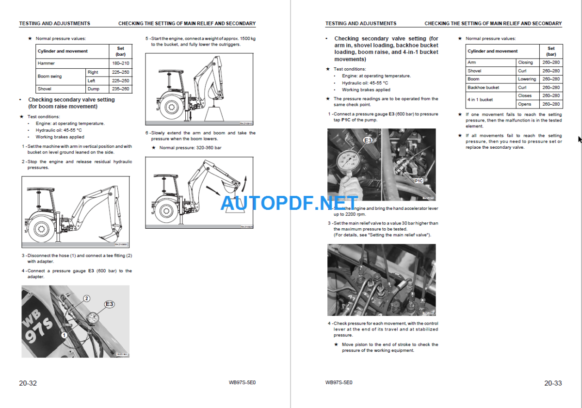 WB97S-5E0 Shop Manual