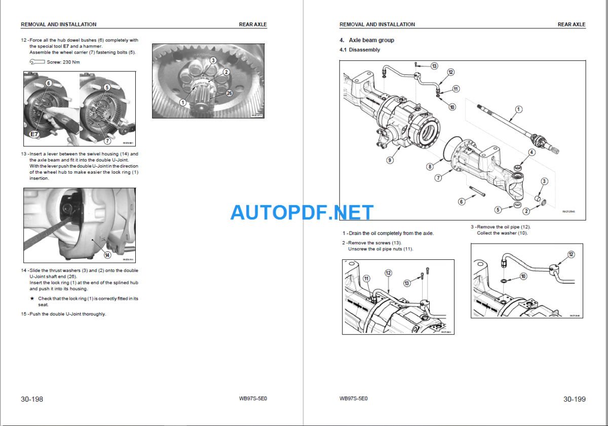 WB97S-5E0 Shop Manual