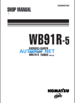 WB91R-5 Shop Manual