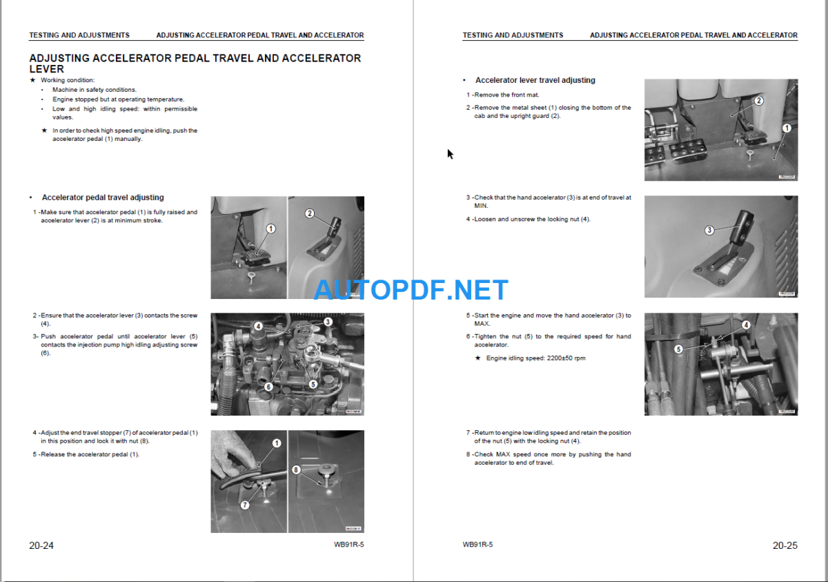 WB91R-5 Shop Manual