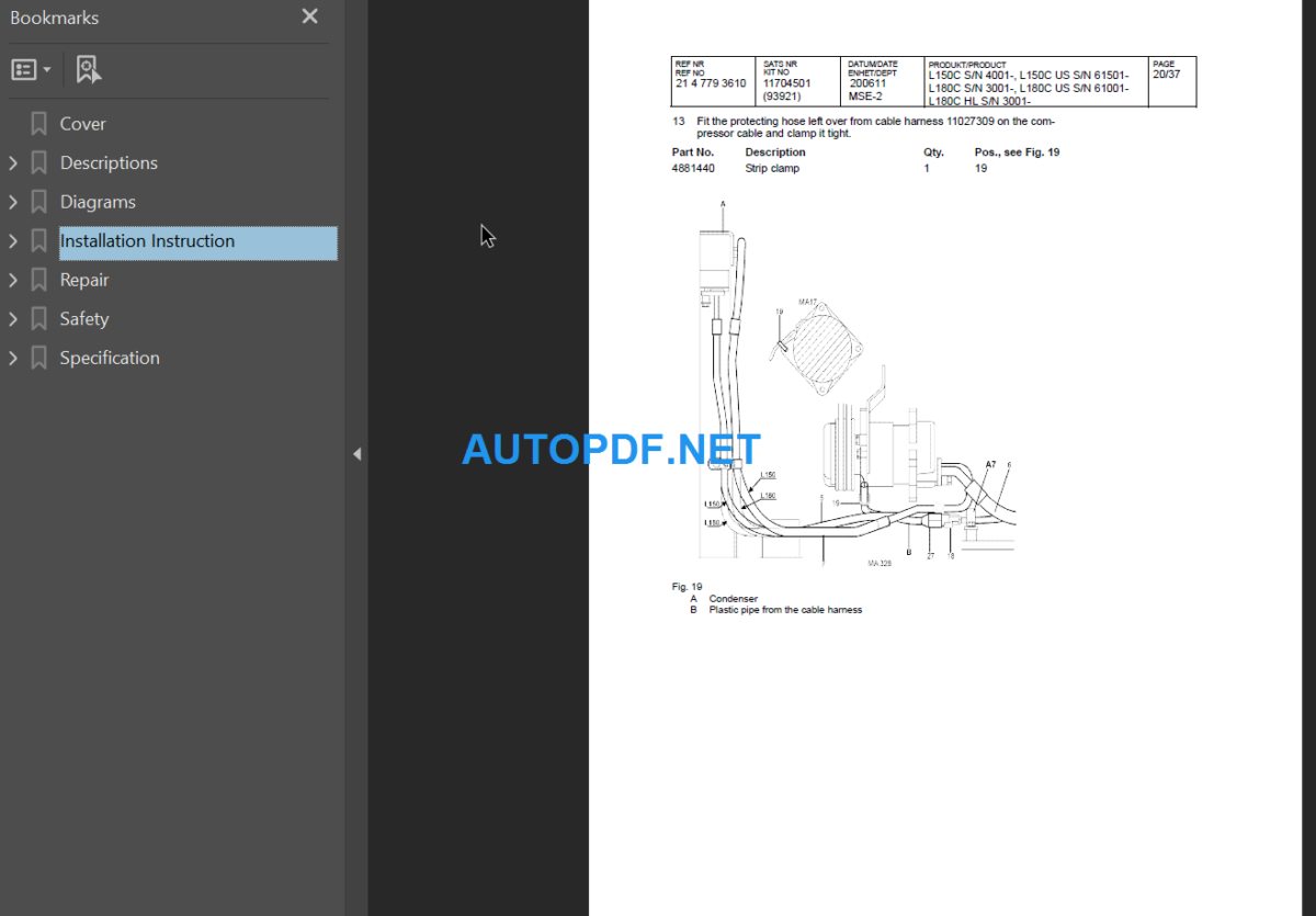 BM L180 HL Service Repair Manual