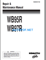 WB95R, WB97R Repair and Maintenance Manual