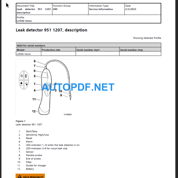 L250G Service Repair Manual