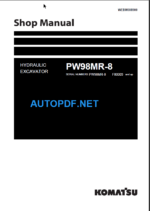 PW98MR-8 (F80003 and up) Shop Manual