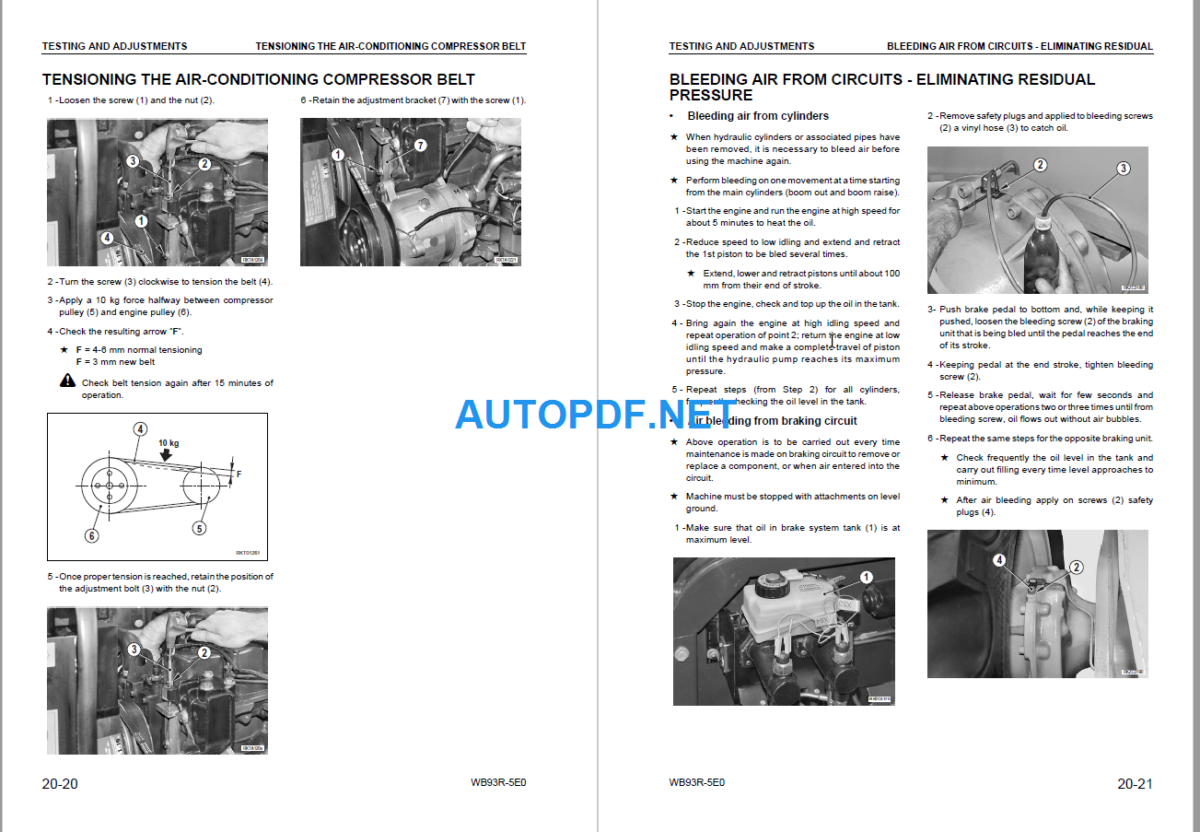 WB93R-5EO (F700001 and UP) Shop Manual