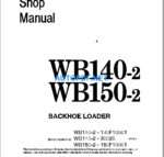 WB140-2, WB150-2 Shop Manual