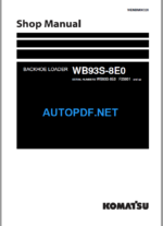 WB97S-8E0 (F45003 and up) Shop Manual