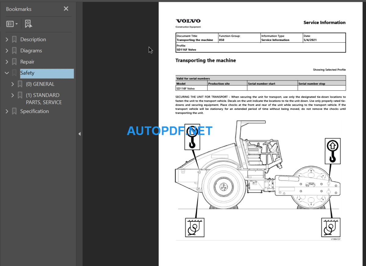 SD116F Service Repair Manual