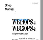 WB140PS-2, WB150PS-2 Shop Manual