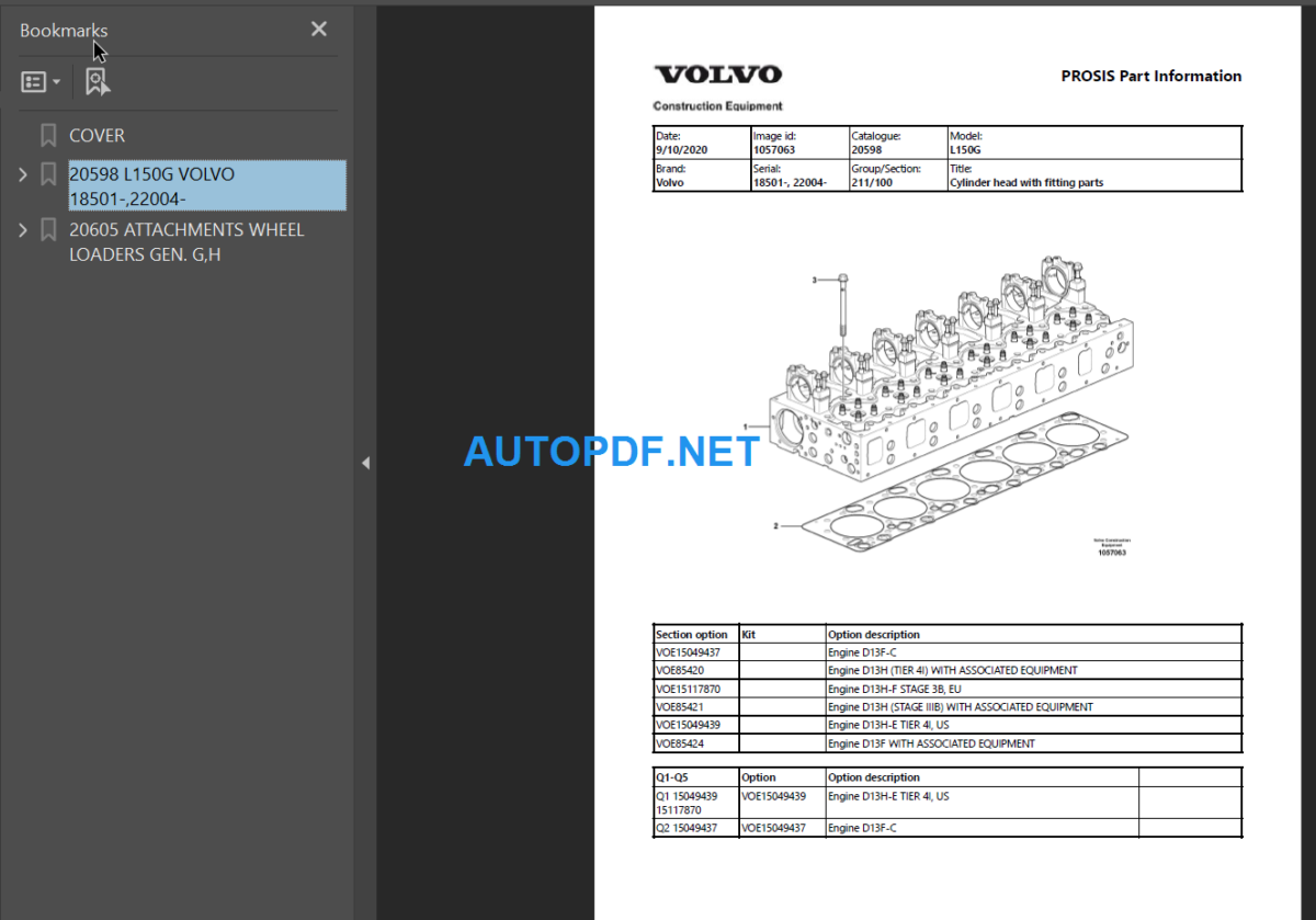 L150G Parts Manual