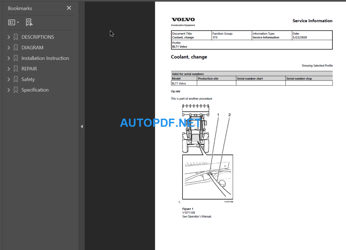 BL71 Service Repair Manual