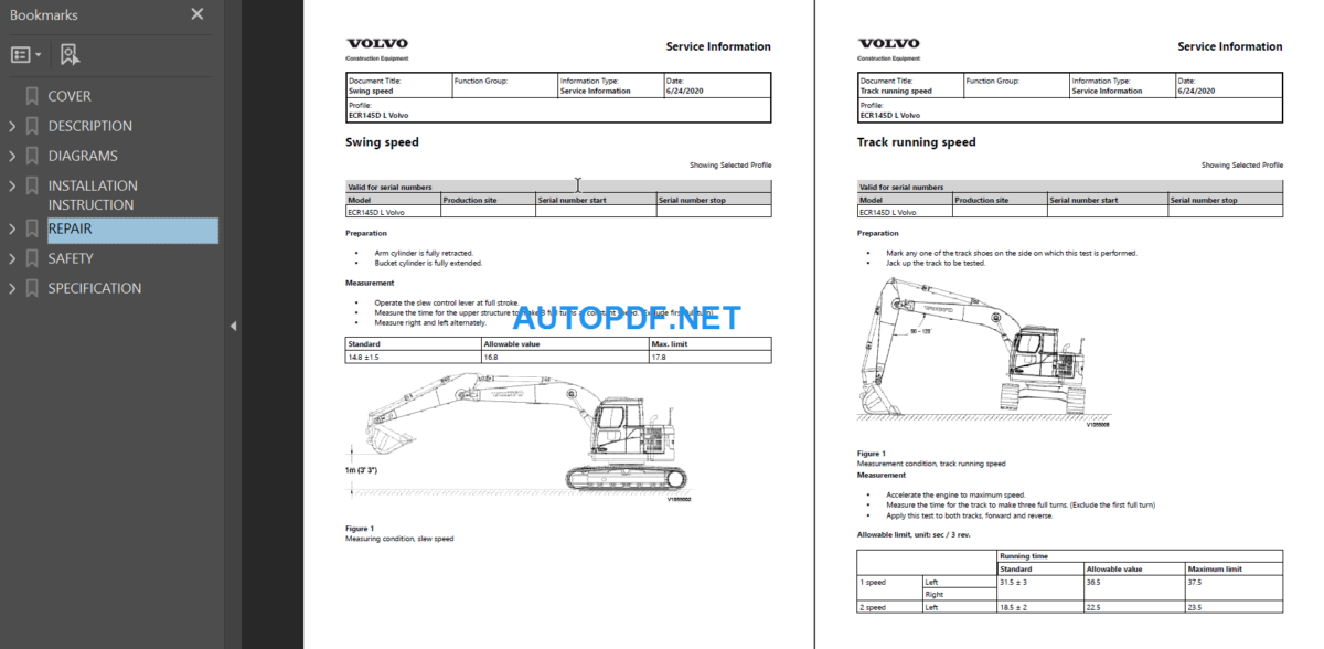 ECR145D L Service Repair Manual