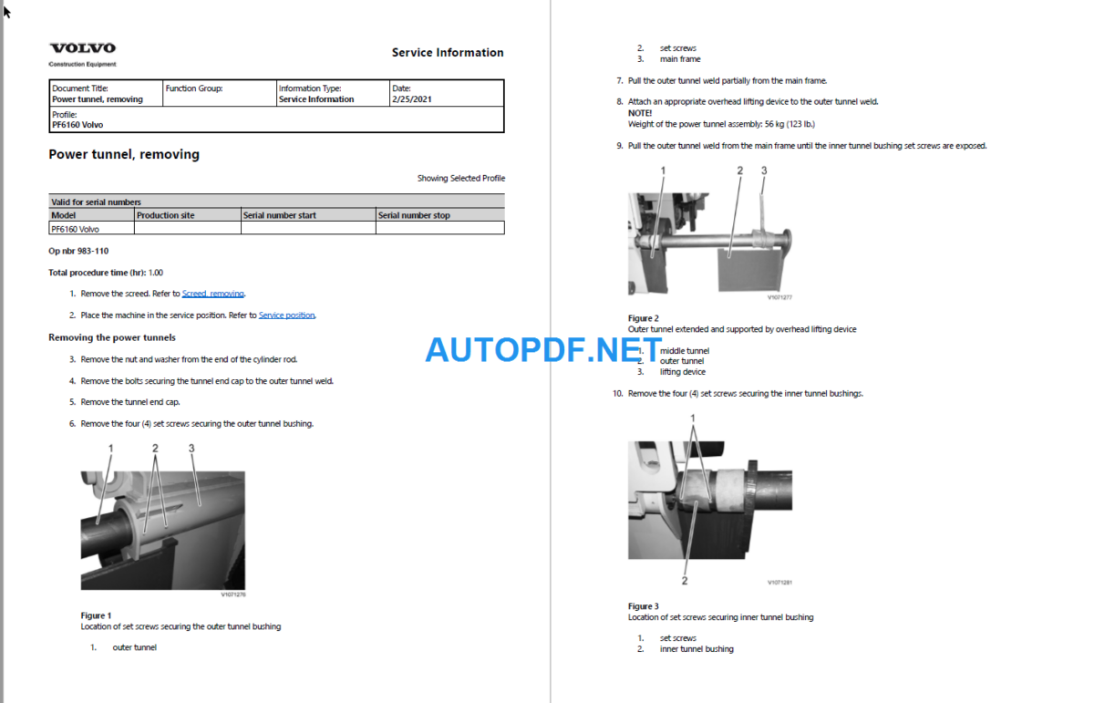 PF6160 Wheeled Paver Service Repair Manual