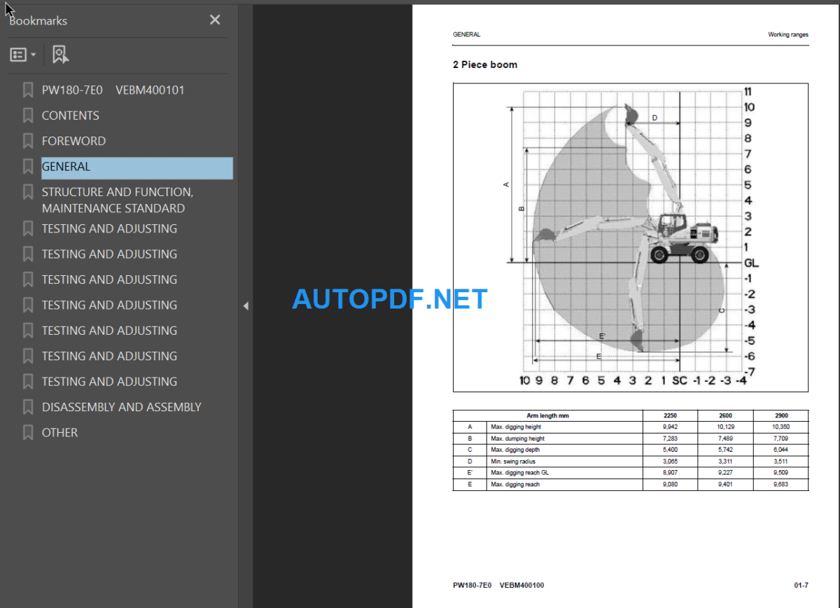 PW180-7E0 (H55051 and up) Shop Manual (VEBM400101)