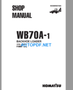 WB70A-1 (F10001 and UP) Shop Manual