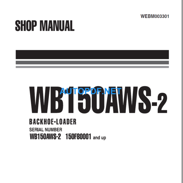 WB150AWS-2 Shop Manual