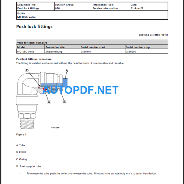 MC105C Service Repair Manual