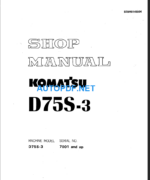 D75S-3 Shop Manual