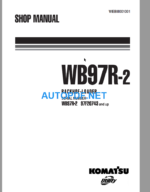 WB97R-2 (97F20743 and UP) Shop Manual