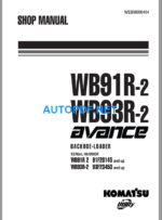 WB91R-2, WB93R-2 Shop Manual