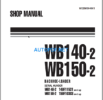 WB140-2 (F11531 and up), WB150-2 (F10303 and up) Shop Manual