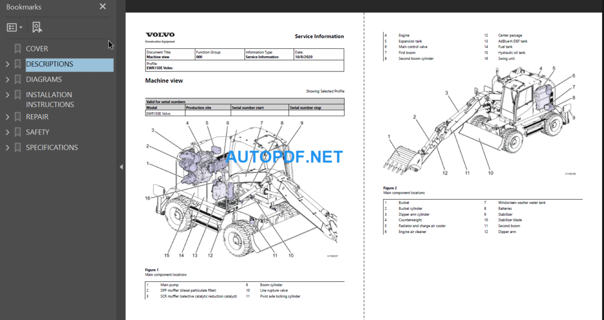 EWR150E Service Repair Manual