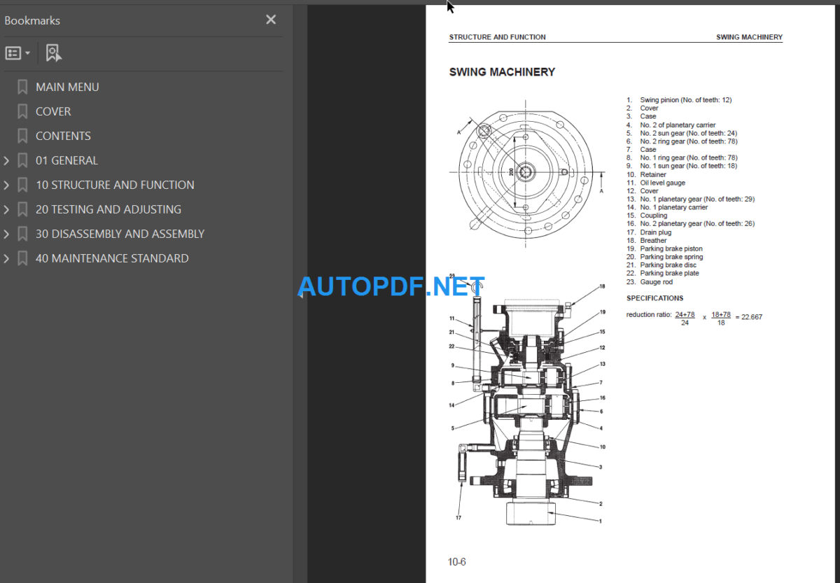 PW170ES-6K (K32001 and up) Shop Manual