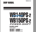 WB140PS-2 WB150PS-2 Shop Manual