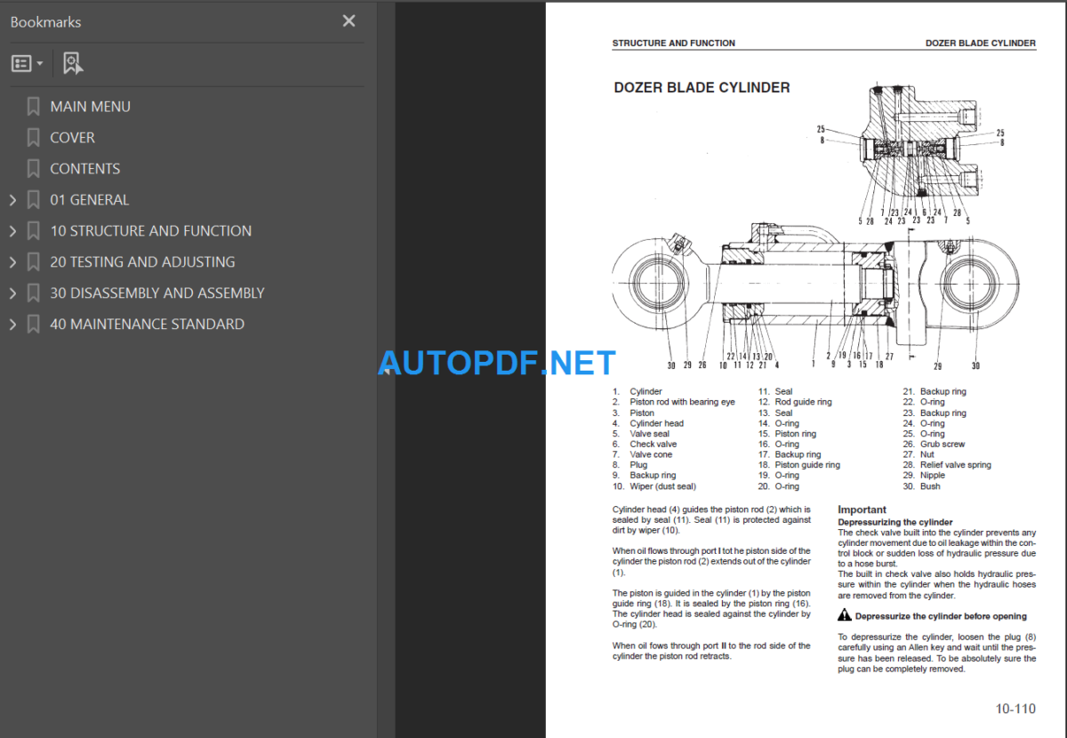 PW170ES-6K (K32001 and up) Shop Manual