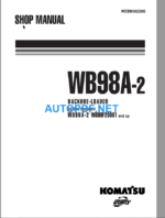 WB98A-2 (WB98F20001 and UP) Shop Manual