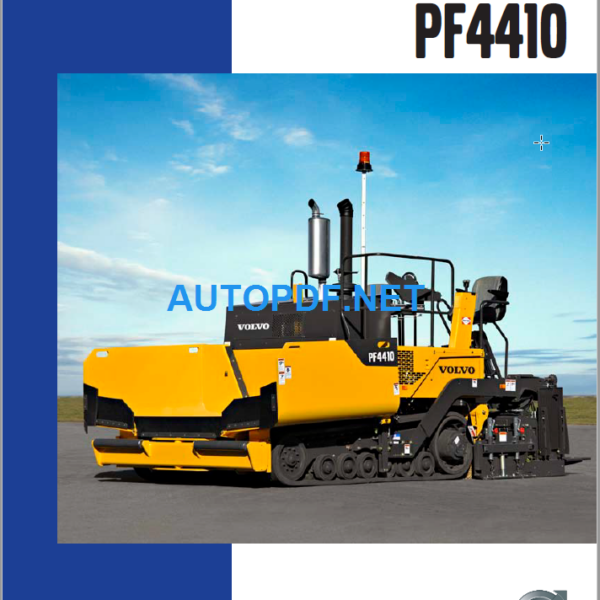 PF4410 Tracked Paver Service Repair Manual